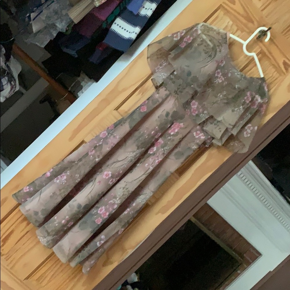 Flowy work dress